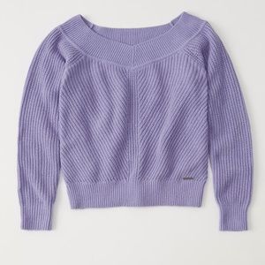 Abercrombie & Fitch Off The Shoulder Sweater